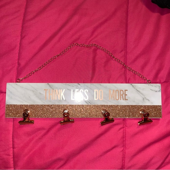 Icing Other - Think less do more sign
